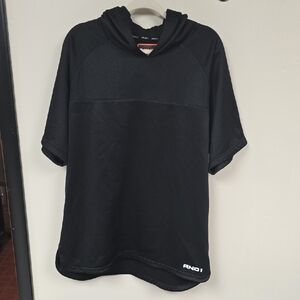 AND1 Black Short Sleeve Hoodie